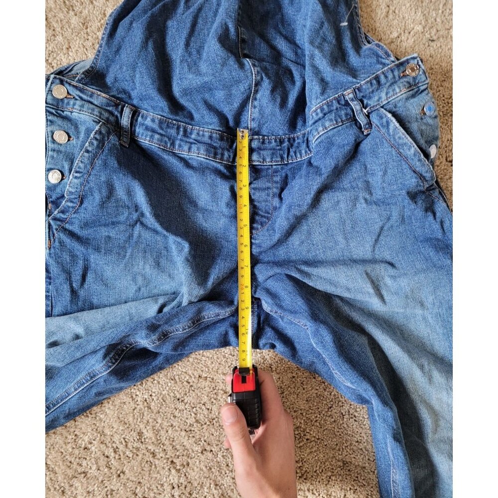 GAP Women's Classic Blue Jeans Overalls - Picture 3 of 8